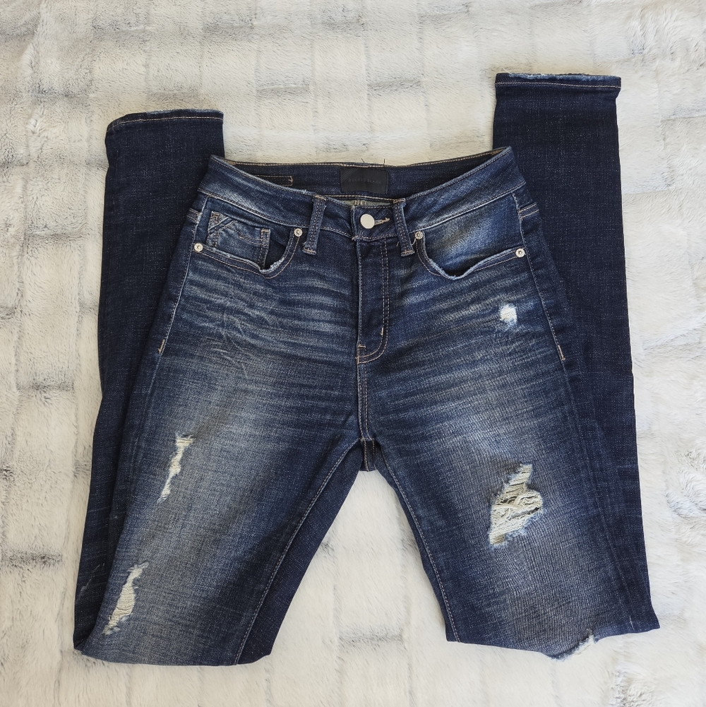 Buckle Black Skinny Jeans